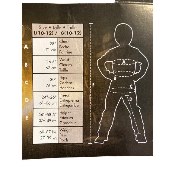 Bendy Costume By Disguise Kids L/G (10-12) Includes Mask & Gloves Black/White - Picture 11 of 14